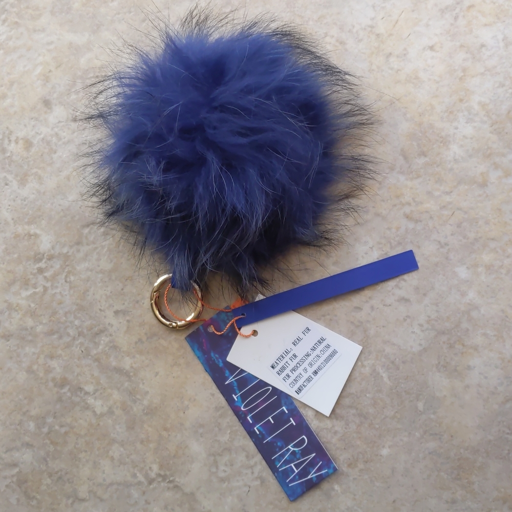 NWT Rabbit Fur Accessory